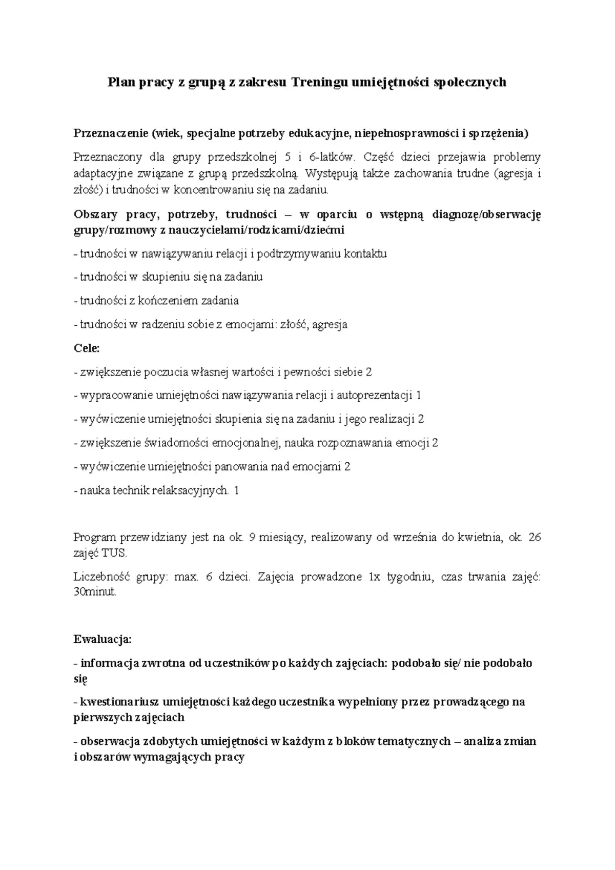 Zdjęcie Roczny plan terapii integracji sensorycznej – przykładowy plan pracy krok po kroku