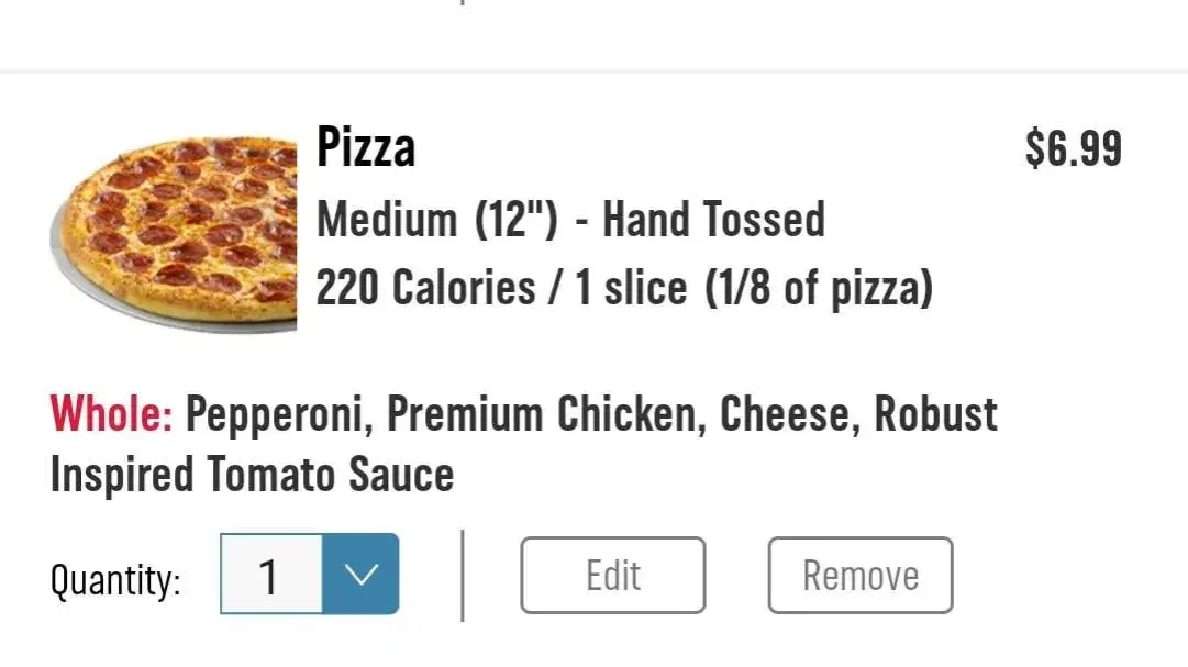 Zdjęcie Jakie ma wymiary średnia pizza w Domino's? Ile cm ma średnia pizza?
