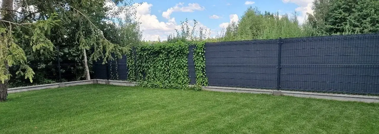 Zdjęcie Czym zakryć ogrodzenie z siatki, aby zyskać prywatność i styl?