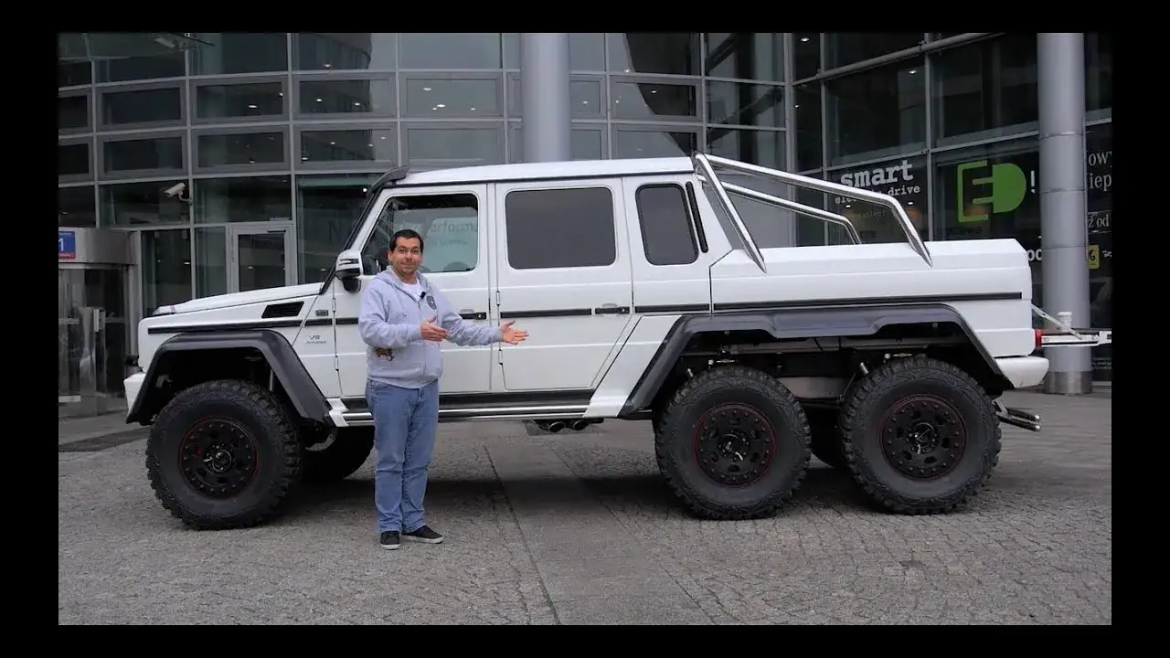 Zdjęcie G Class Mercedes 6 wheel – niesamowite osiągi i luksus w terenie