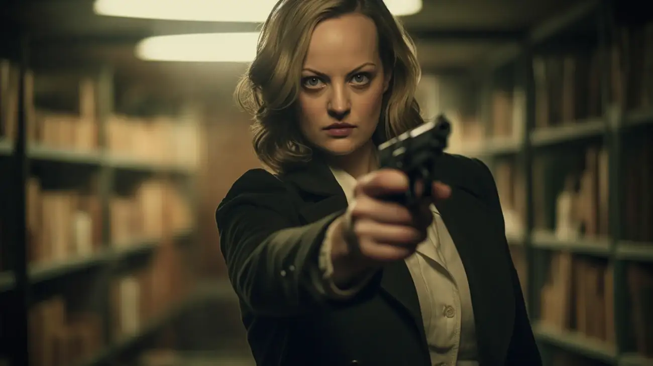 Elisabeth moss jako agentka w serialu szpiegowskim the veil od twórcy peaky blinders - zdjęcia