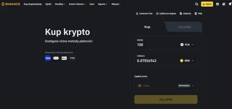 Zdjęcie Jak kupić kryptowaluty na Binance za złotówki bez ukrytych opłat
