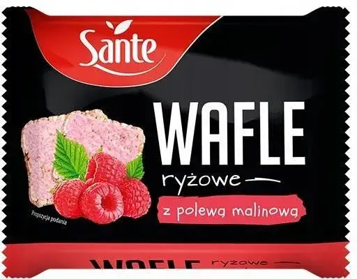 wafle ryżowe sante malinowe opakowania por&oacute;wnanie
