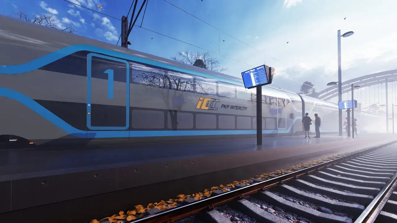 PKP Intercity pociąg dworzec
