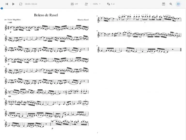 IMSLP Bolero Ravel strona
