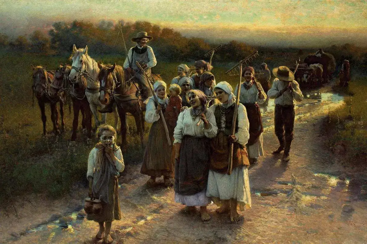 średniowieczny chłop pańszczyźniany