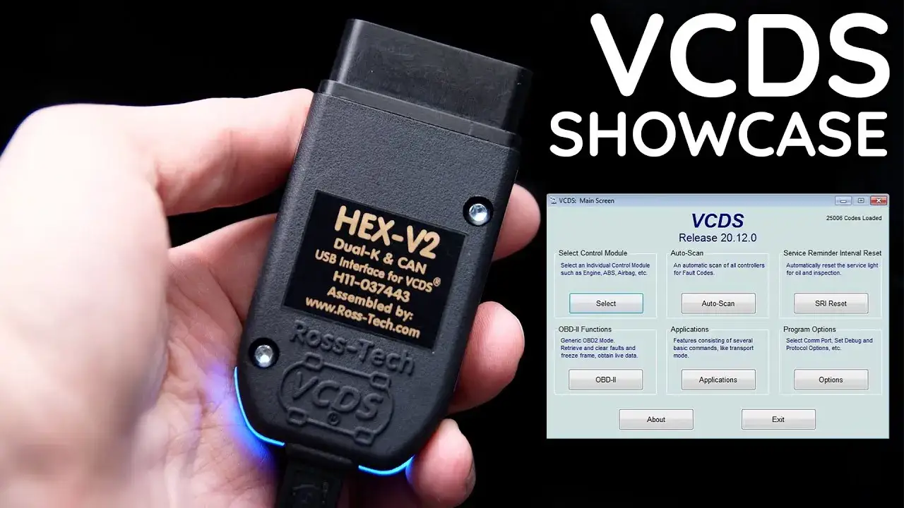 VCDS software interface