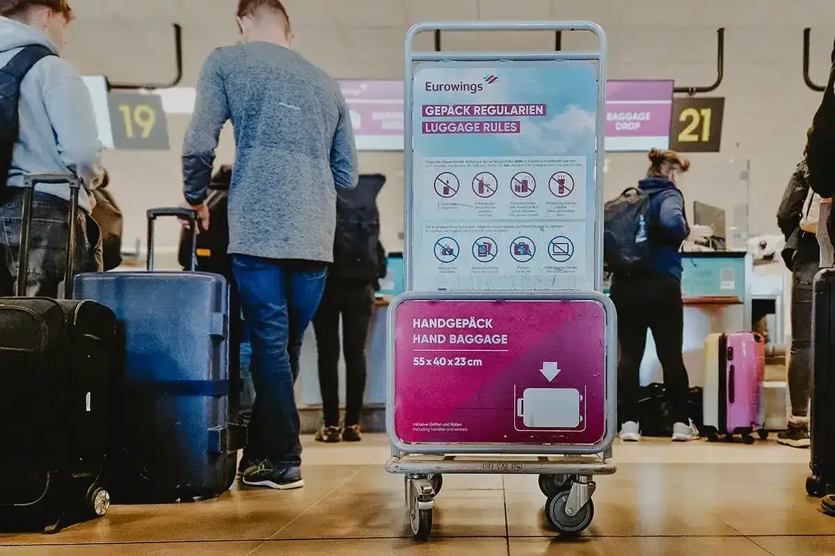Eurowings Koffer 23 kg Maße