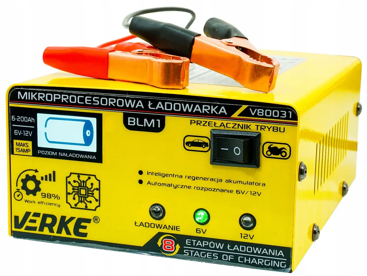 Prostownik mikroprocesorowy do samochodu