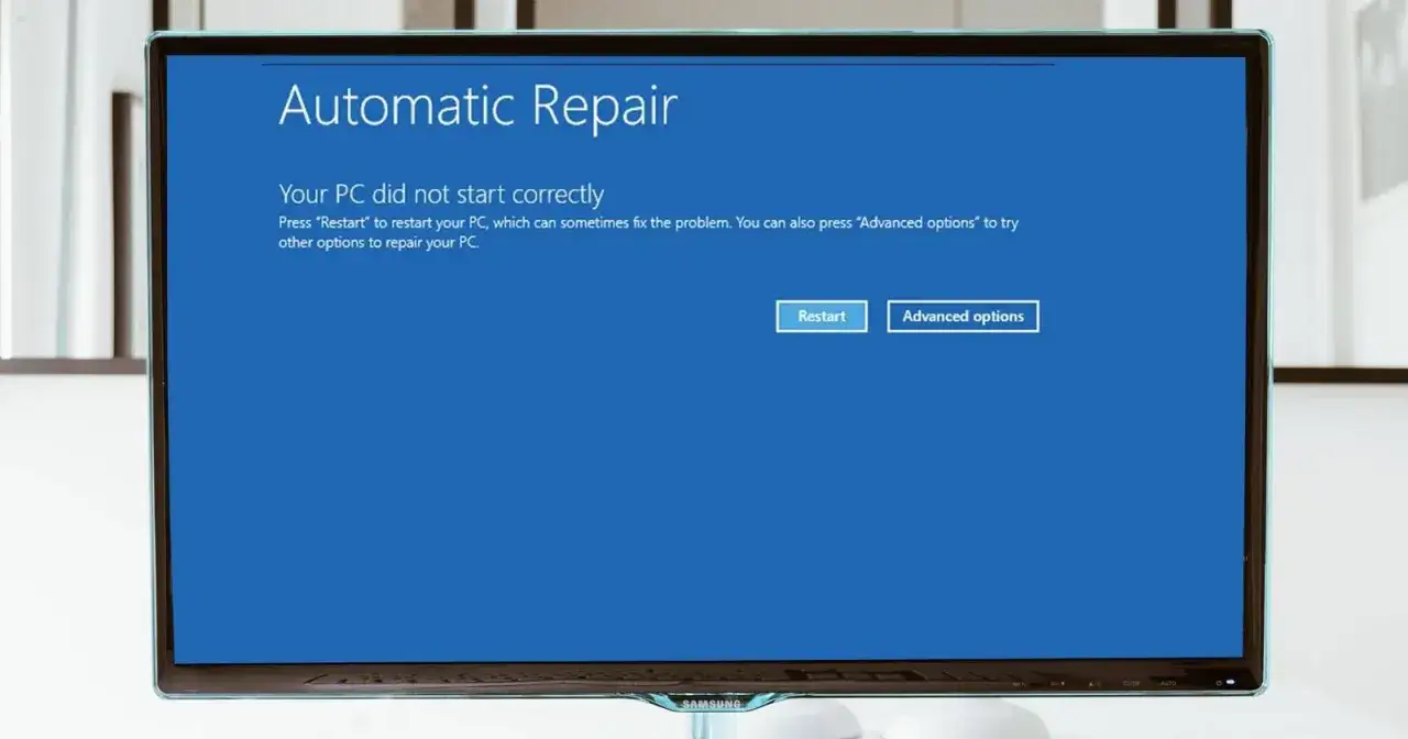 Der PC startet nicht. Der Bildschirm zeigt