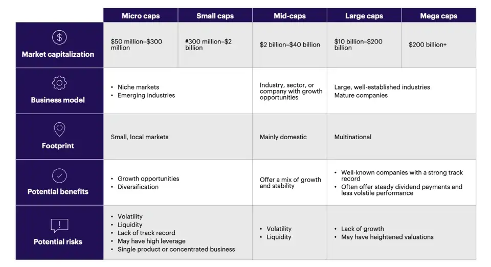 market cap concept giełda