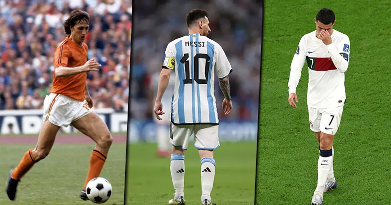 Johan Cruyff, Leo Messi i Cristiano Ronaldo na boisku. Kto ma najwięcej złotych piłek?