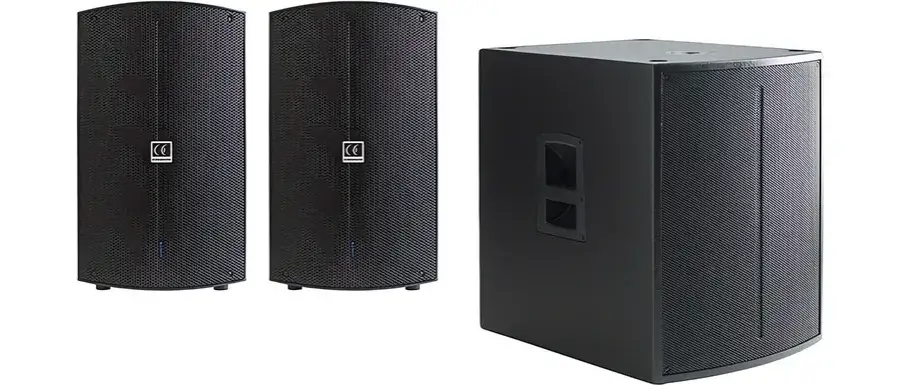 różne typy kolumn aktywnych DJ