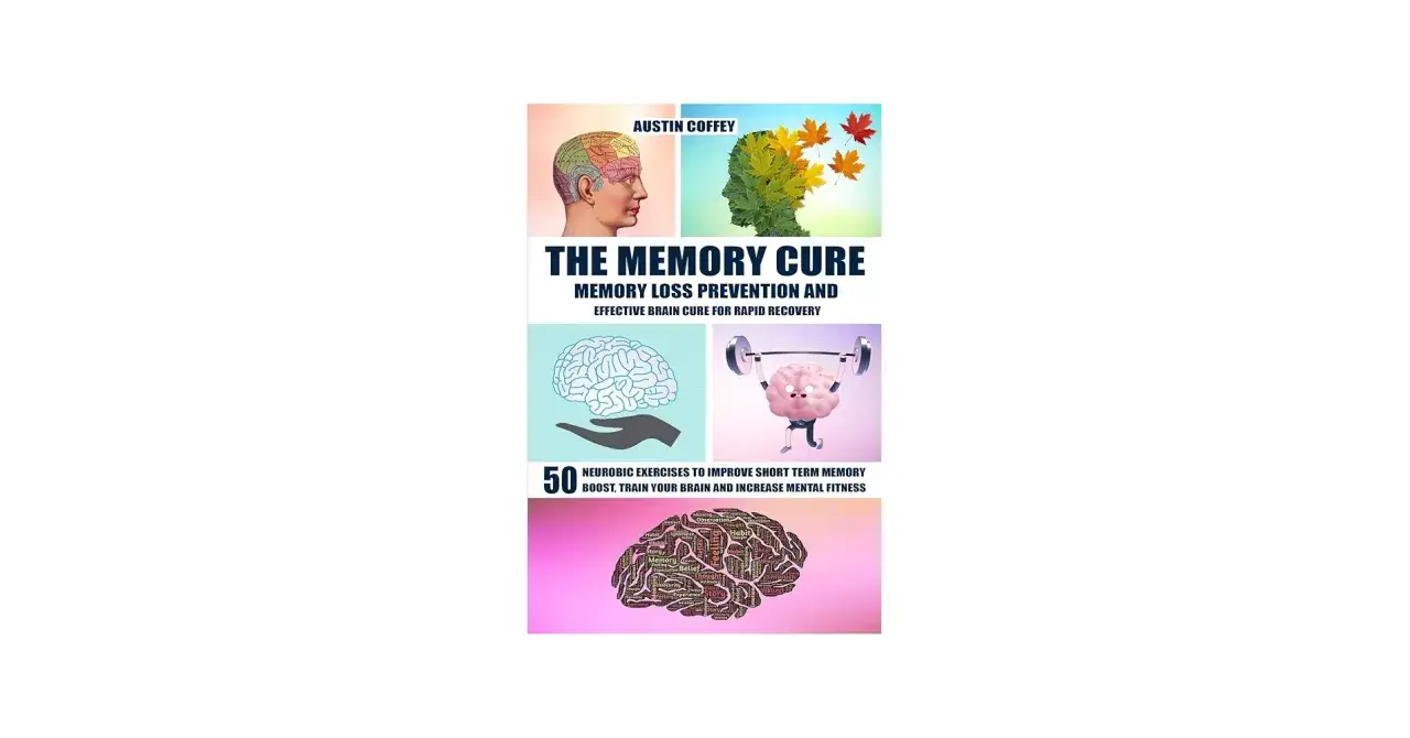 Immagine promozionale su come recuperare la memoria. Mostra un cervello stilizzato, esercizi per la mente e la scritta 