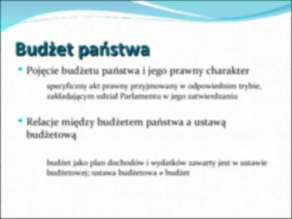 Ustawa okołobudżetowa definicja i cel