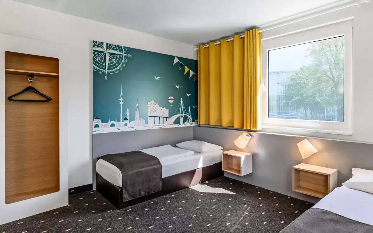 Karte B&B Hotels Hamburg Standorte
