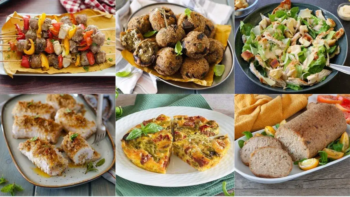 Tavola estiva con secondi piatti veloci e freschi