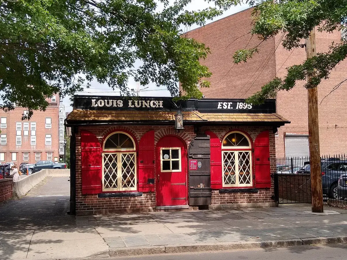 Louis' Lunch New Haven historyczne zdjęcie