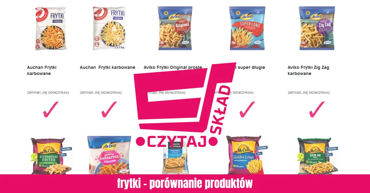 Porównanie frytek domowych i mrożonych
