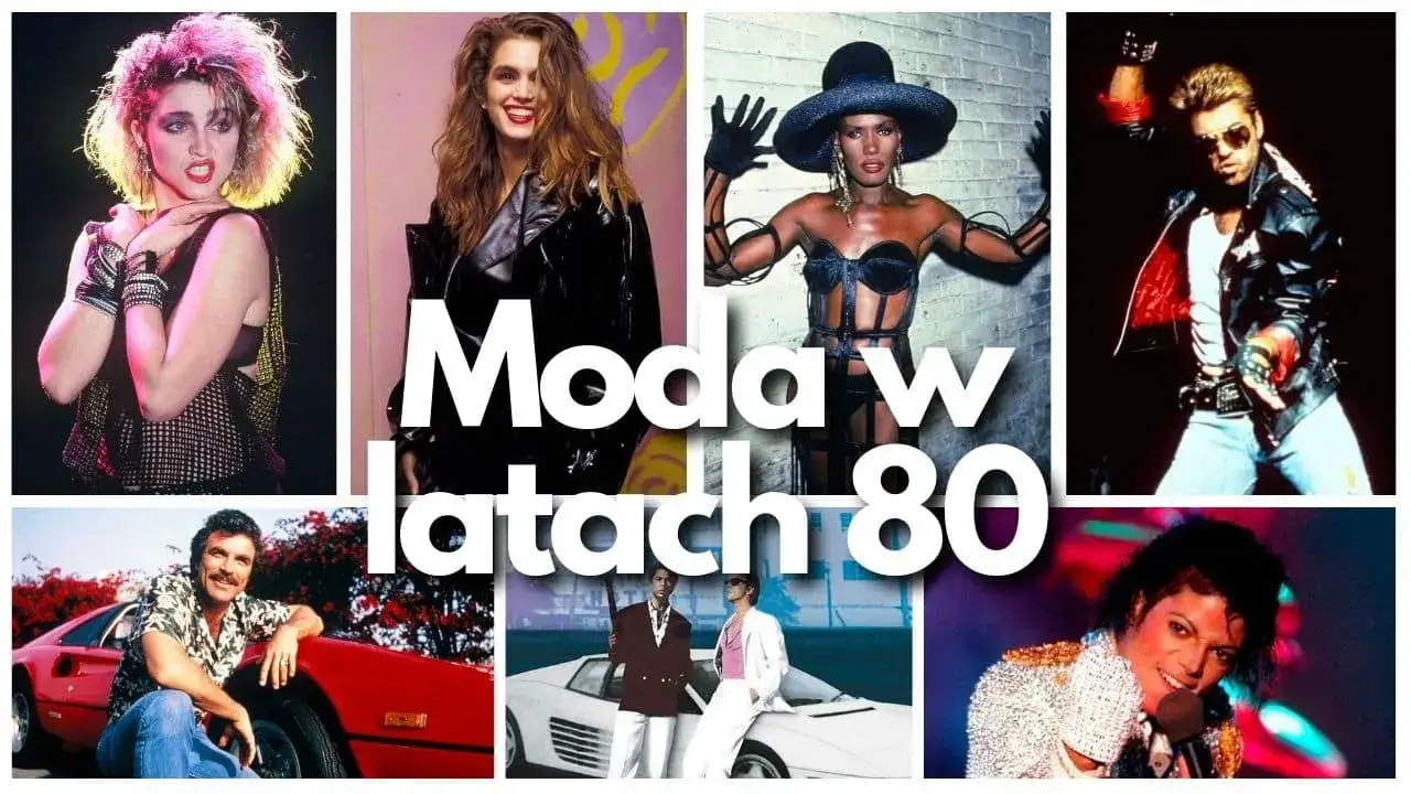 moda lata 80 stylizacje