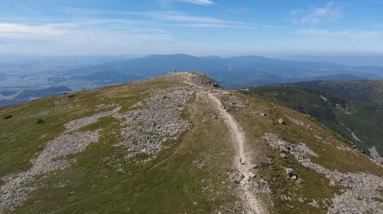 Babia G&oacute;ra panorama szczyt