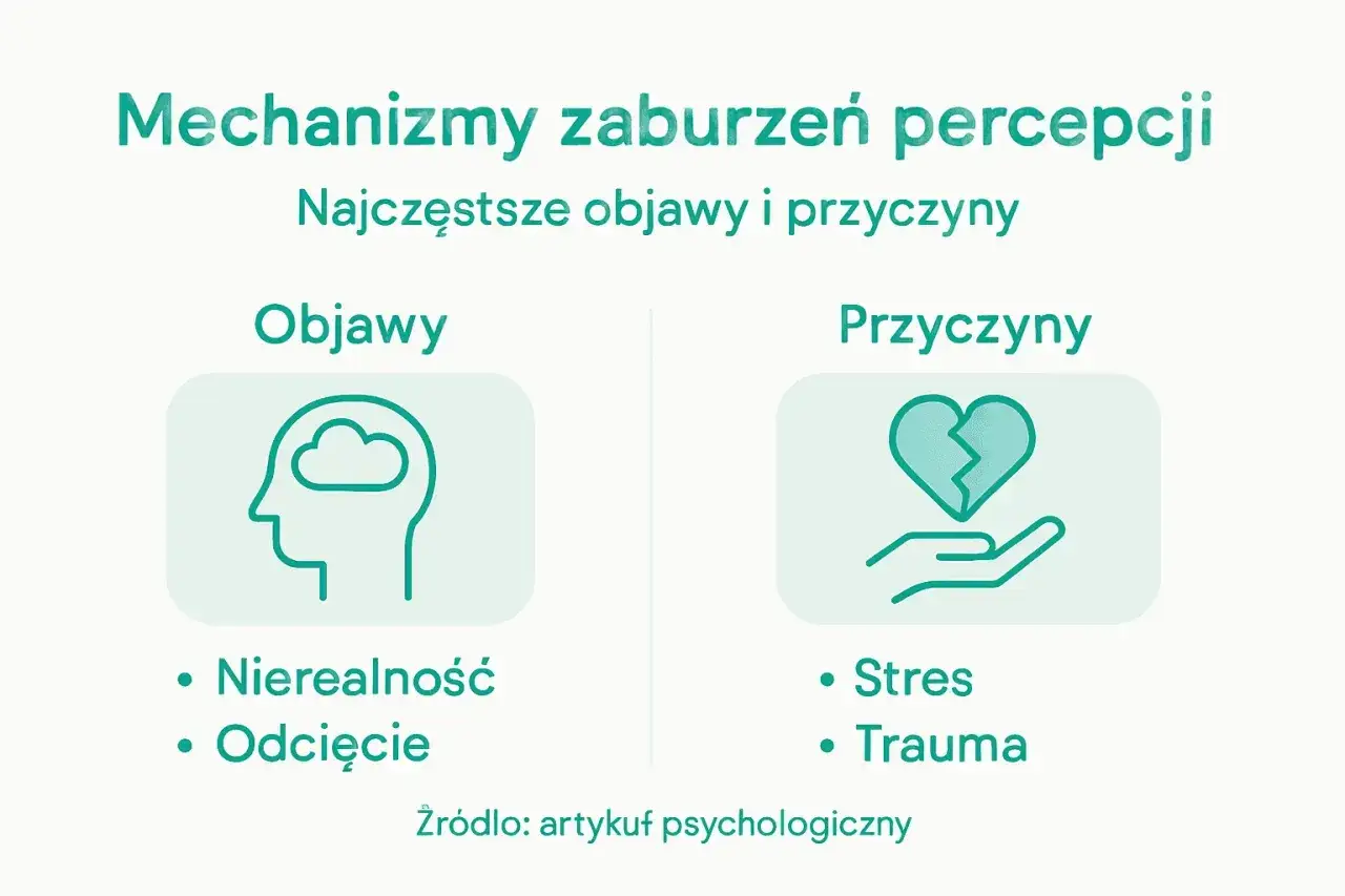 Objawy zaburzeń percepcji: nierealność, odcięcie. Przyczyny: stres, trauma. Czy derealizacja jest niebezpieczna?