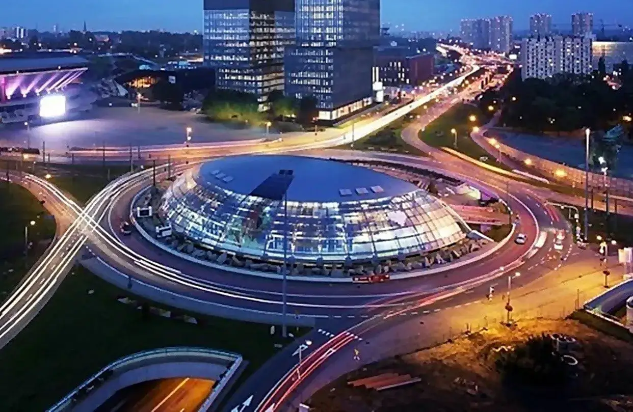 Rondo Generała Jerzego Ziętka Katowice organizacja ruchu