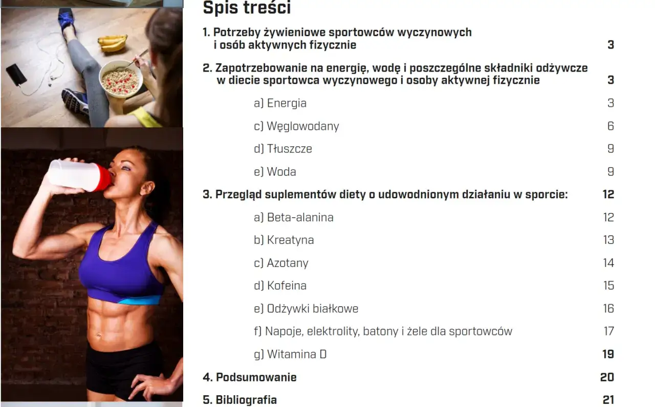 Infografika: Schematy suplementacji na regenerację dla sportowc&oacute;w