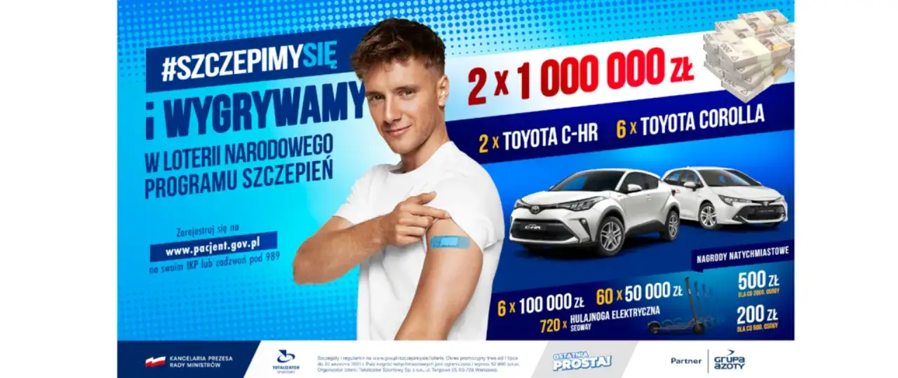 Loteria Narodowego Programu Szczepień 2021