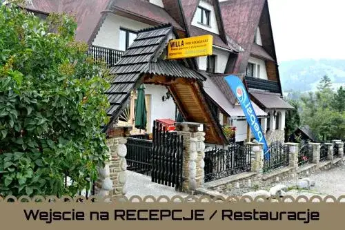 Willa pod Wierchami Zakopane widok na góry