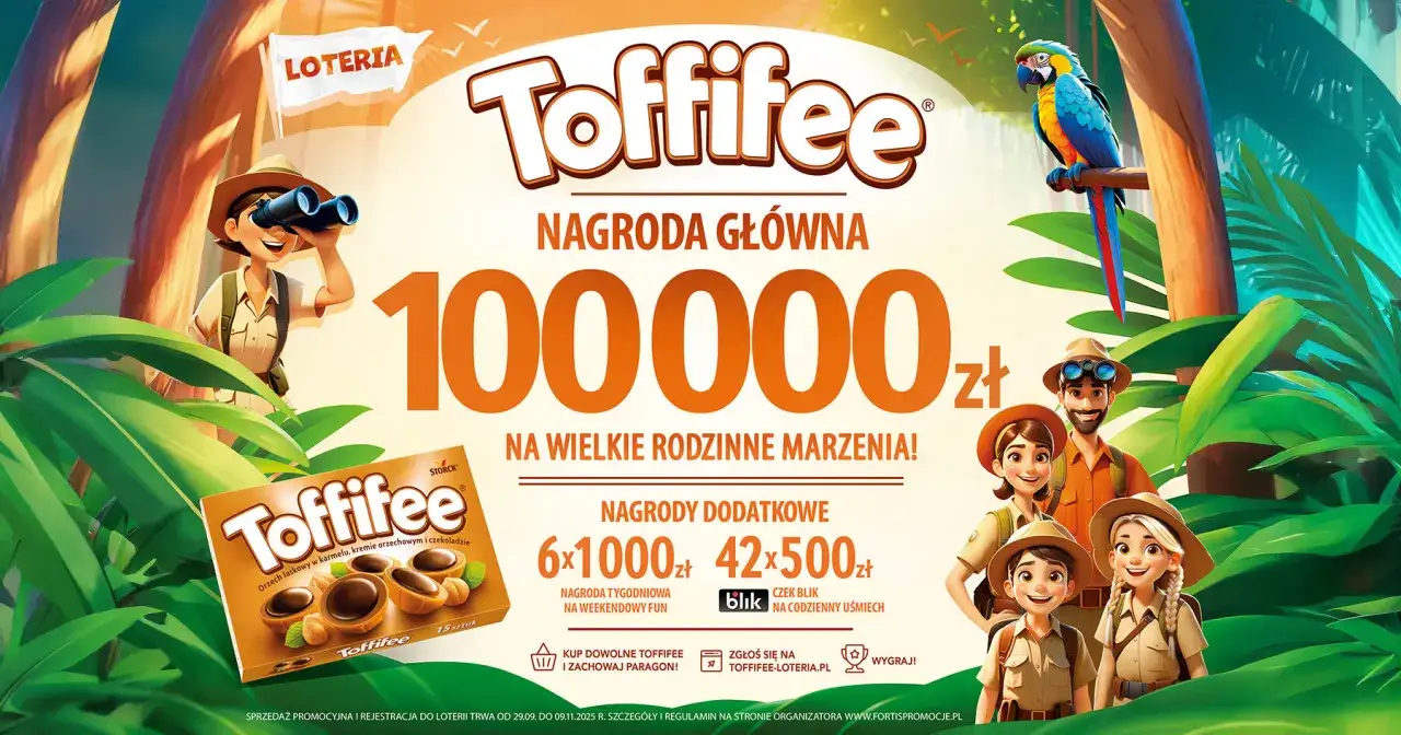 zabawy rodzinne z Toffifee