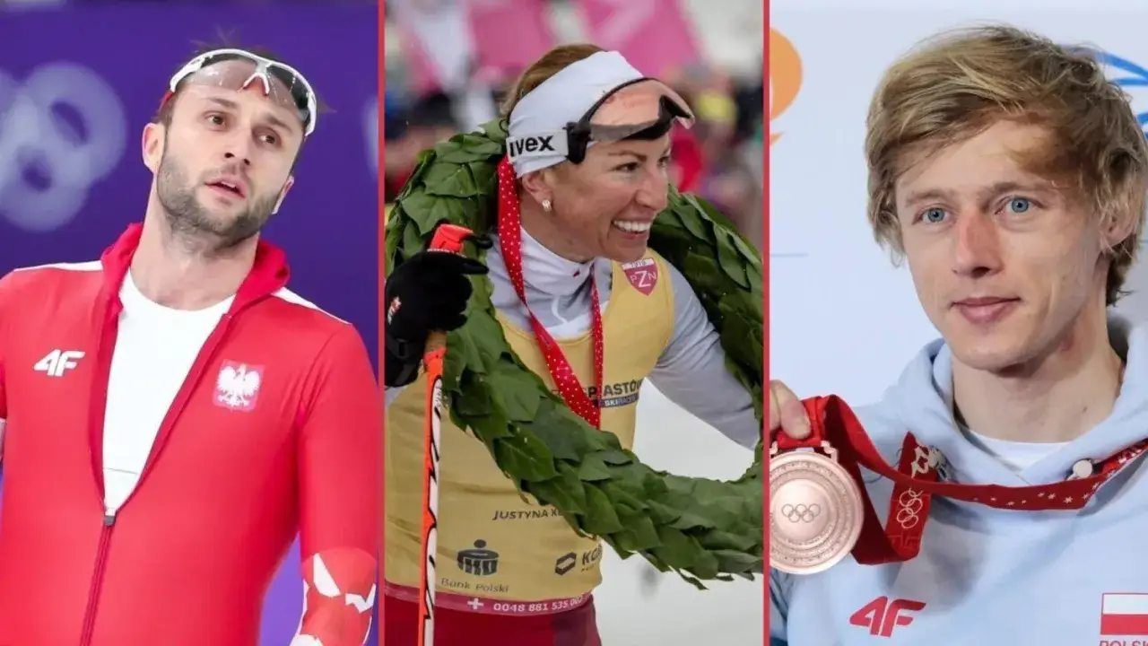Trzech polskich sportowców z medalami. Czy za dwa medale olimpijskie są dwie emerytury?