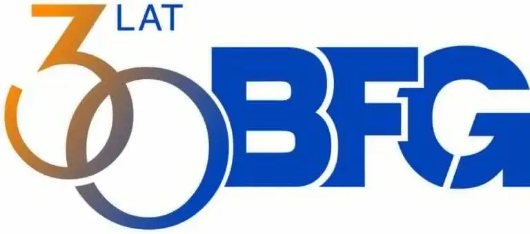 Bankowy Fundusz Gwarancyjny logo i symbol parasola ochronnego