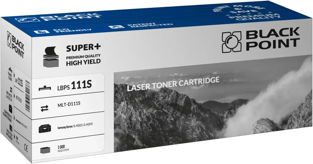 Toner Black Point LBPS 111S do drukarki Samsung Xpress SL-M2070. Wysoka jakość, wydajność 1000 stron.