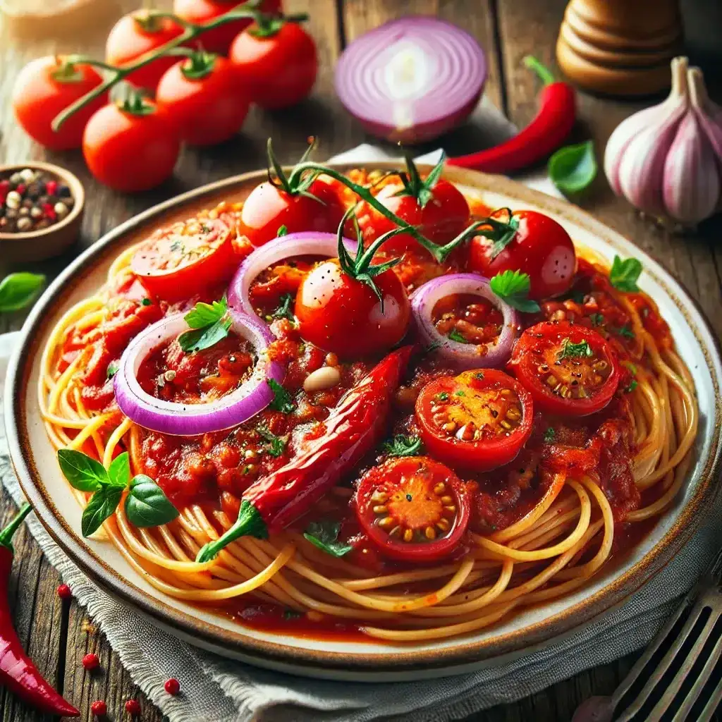 Zdjęcie Pyszne spaghetti arrabiata: prosty przepis na idealny obiad