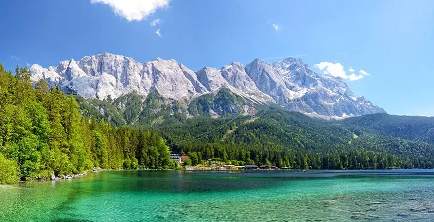 Einsame Berglandschaft Deutschland