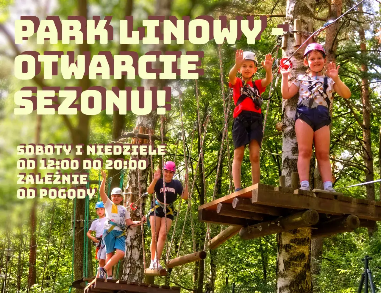 Park linowy Brody trasy dla dzieci