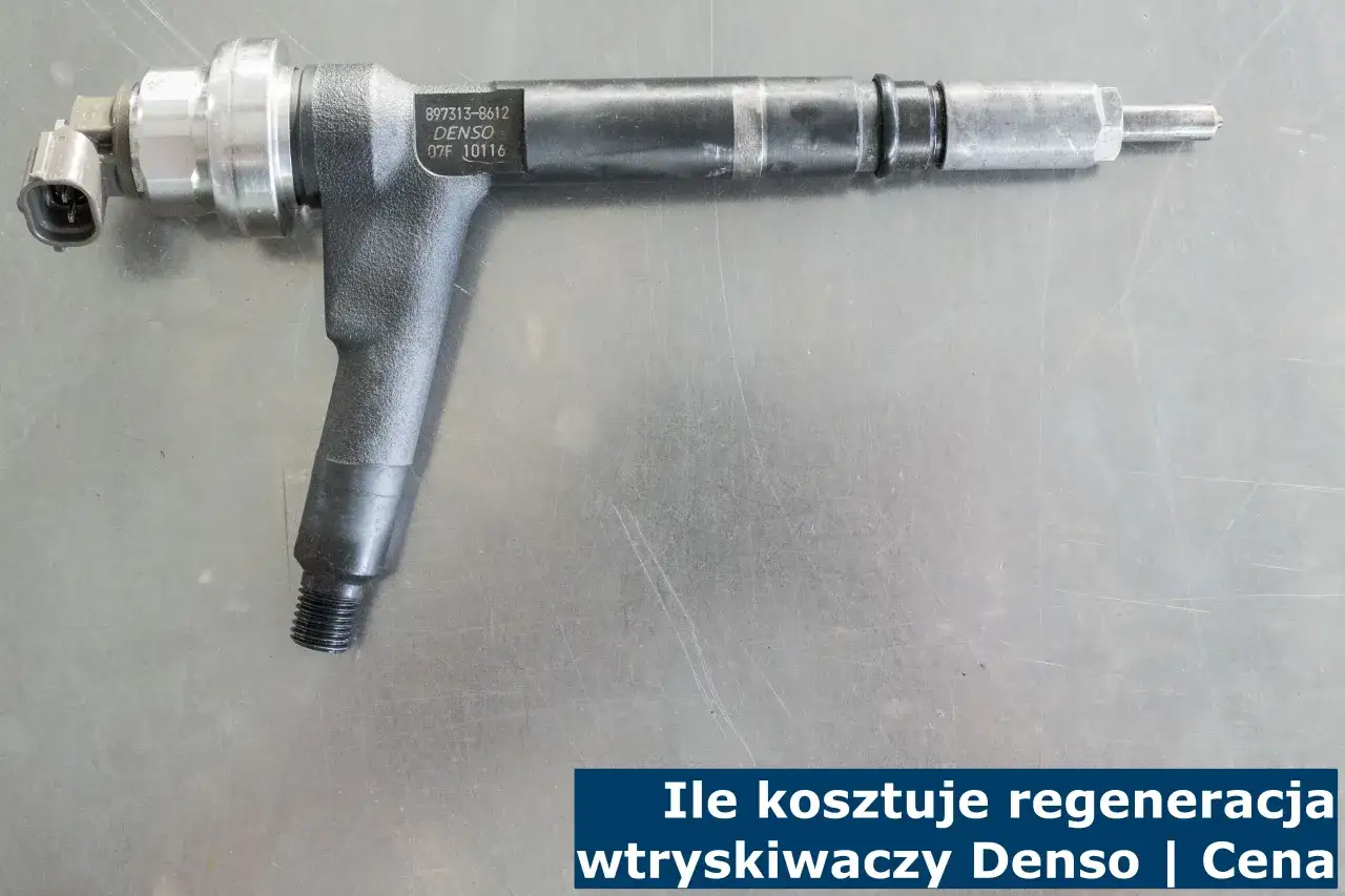 Wtryskiwacz Denso na metalowym blacie. Czy regeneracja wtryskiwaczy w silnikach diesla ma sens przy cenach paliw w 2026?