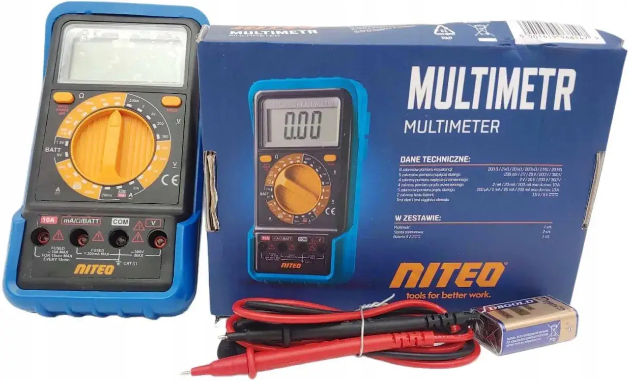 multimetry dla różnych zastosowań: majsterkowicz, elektryk, elektronik
