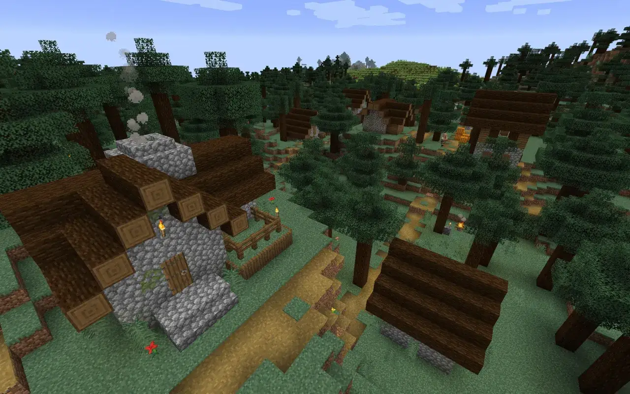 Minecraft r&oacute;żne typy wiosek biomy
