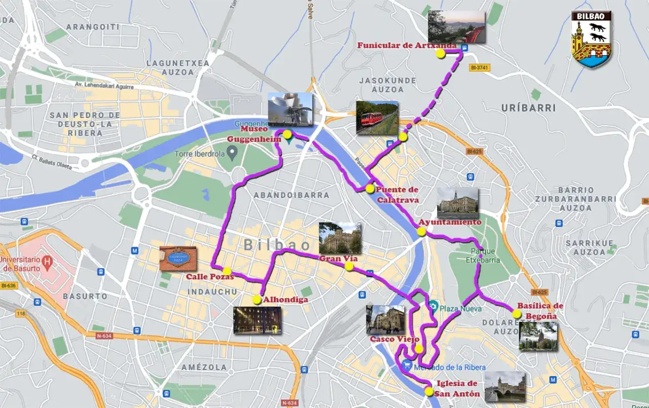 Ruta para ver en Bilbao en 1 día: Guggenheim, Casco Viejo, Funicular de Artxanda y más. ¡Descubre lo esencial!