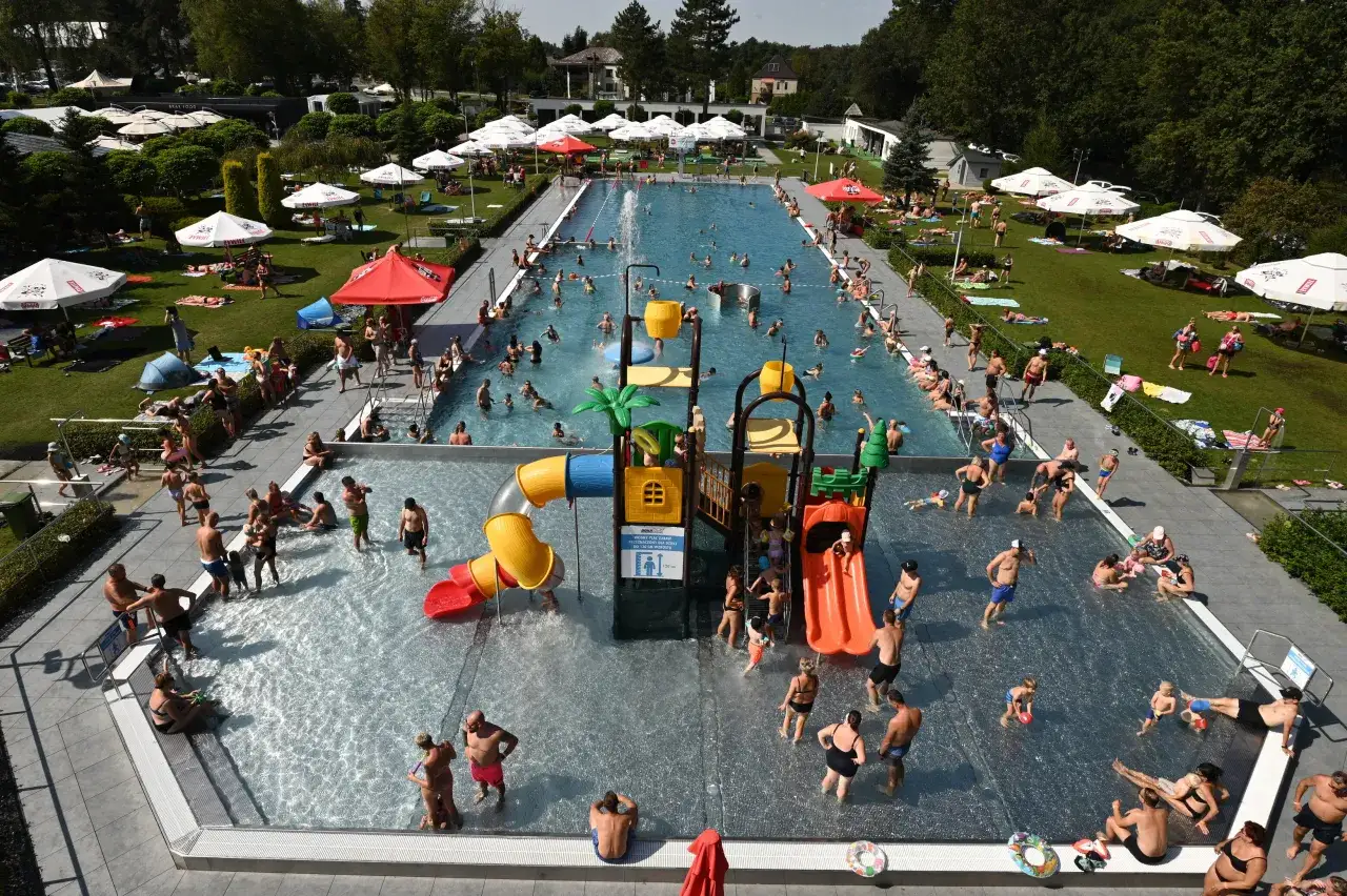 Aqua Brax Szymocice widok z lotu ptaka