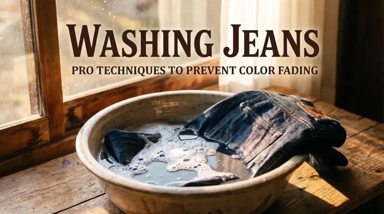 Jeans im Schonwaschgang: So bleiben deine Lieblingsjeans lange sch&ouml;n.