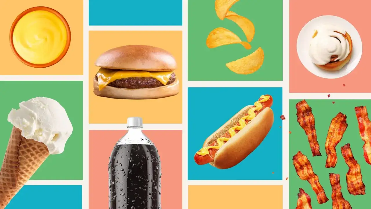 Słodycze, fast food, chipsy, lody, bekon i tłuste sosy to przykłady tego, czego nie jeść przy wysokim cholesterolu.