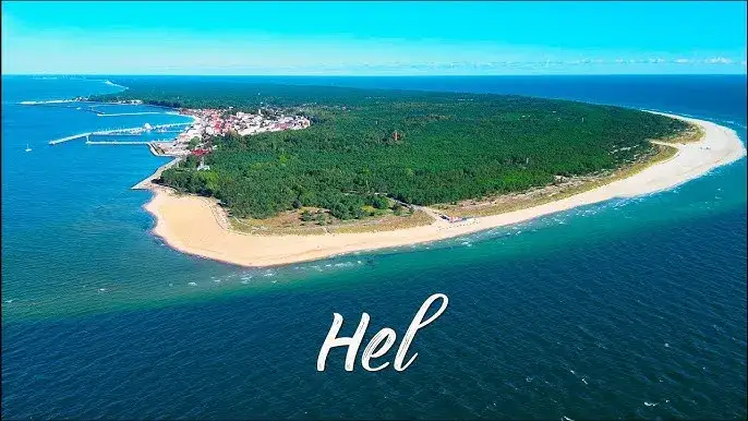 P&oacute;łwysep Helski z lotu ptaka