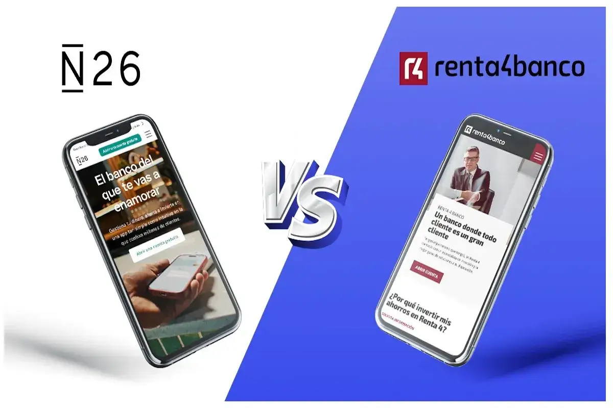 Comparativa de apps bancarias: N26 vs. Renta 4 Banco. Descubre cuál es la mejor opción para tus finanzas y lee las renta 4 opiniones.