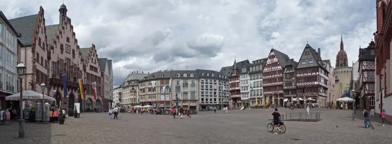 Frankfurt R&ouml;merberg historische Altstadt