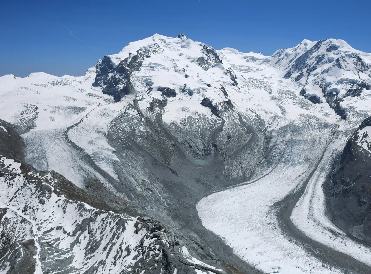 Monte Rosa Massiv &Uuml;bersicht