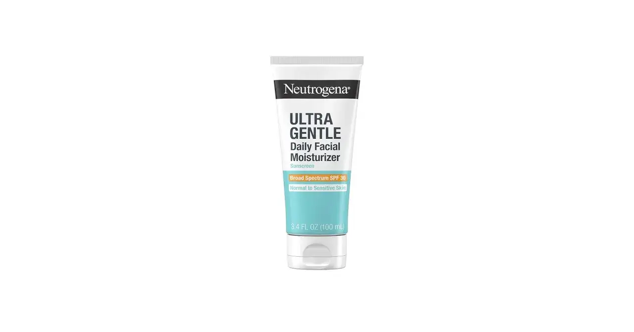 Krem Neutrogena Ultra Gentle Daily Facial Moisturizer SPF 30 dla wrażliwej skóry, by uzyskać alabastrową cerę.