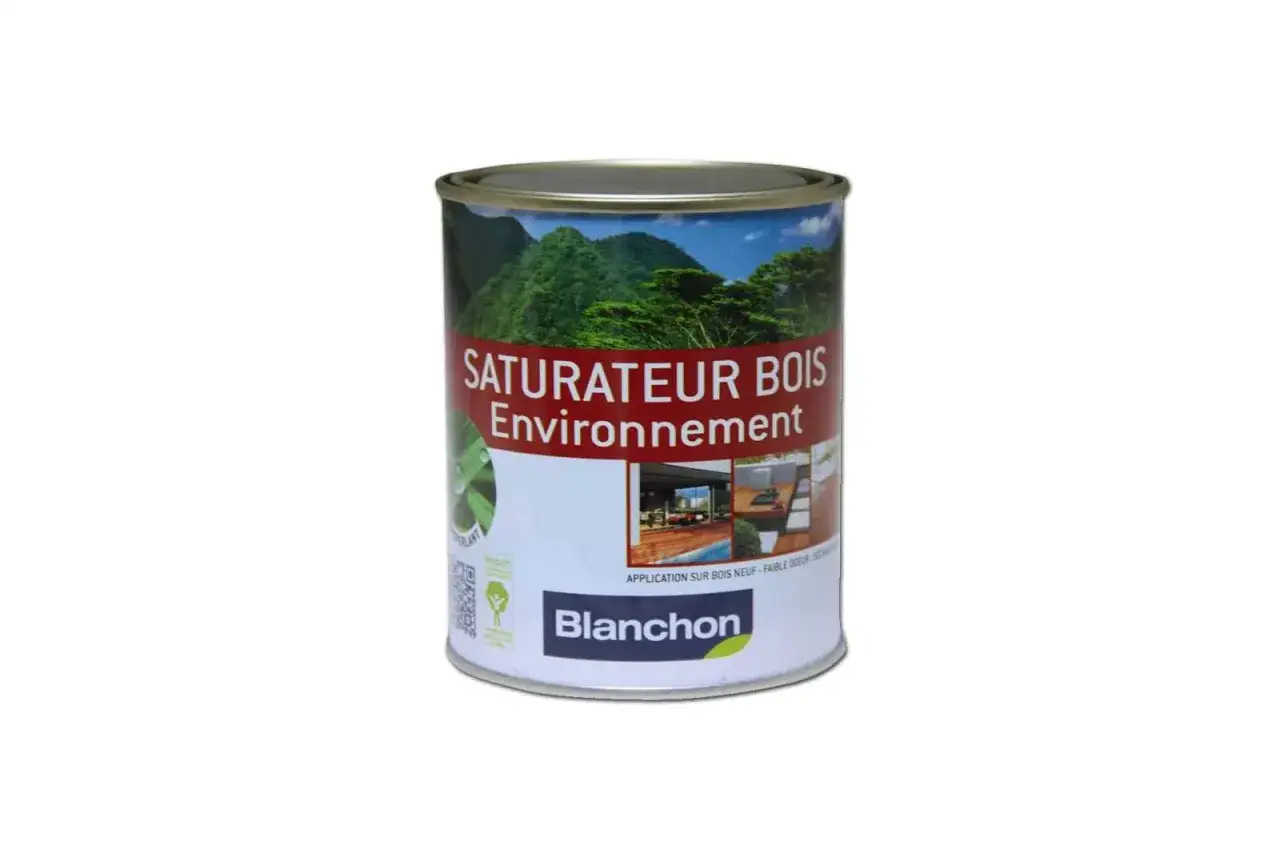 Bo&icirc;te de saturateur pour le **traitement bois exotique**. Id&eacute;al pour prot&eacute;ger et embellir terrasses et bardages.